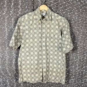 Pierre Cardin Geometric Print Men's Button‎ Down Shirt